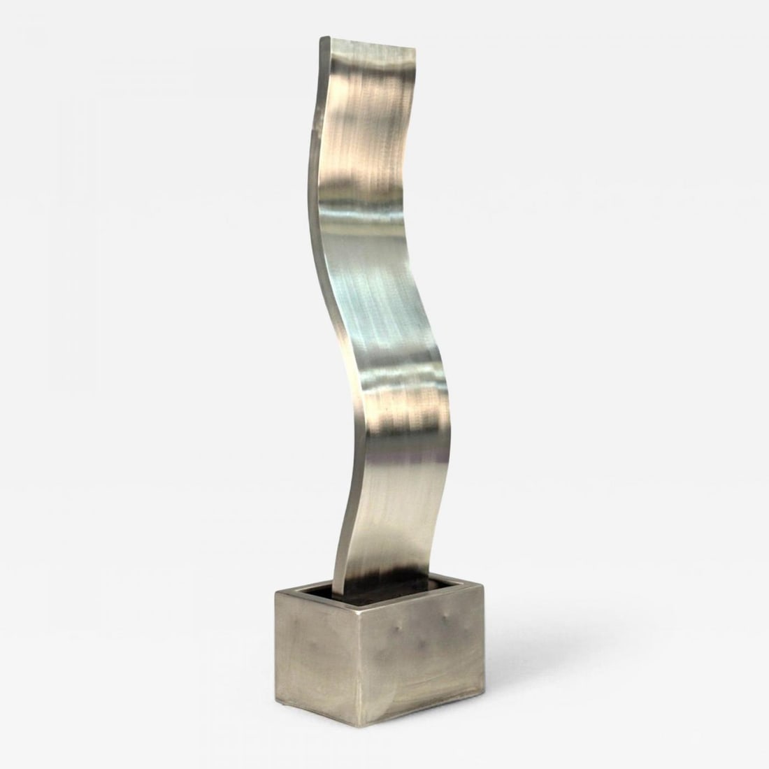 Archie Held, Contemporary, Stainless Steel, Monumental Water Sculpture, USA 2000 (1 of 10)