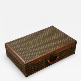 Louis Vuitton Monogram Suitcase / Luggage or Trunk, Alzer 80, Mid 20th Century