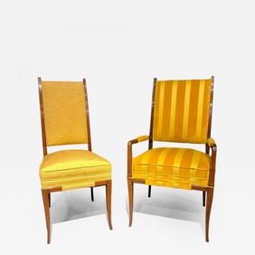 Mid-Century Modern Six Tommi Parzinger Dining Chairs, Originals