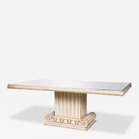 Grosfeld House Coffee Low Table Mirrored Top