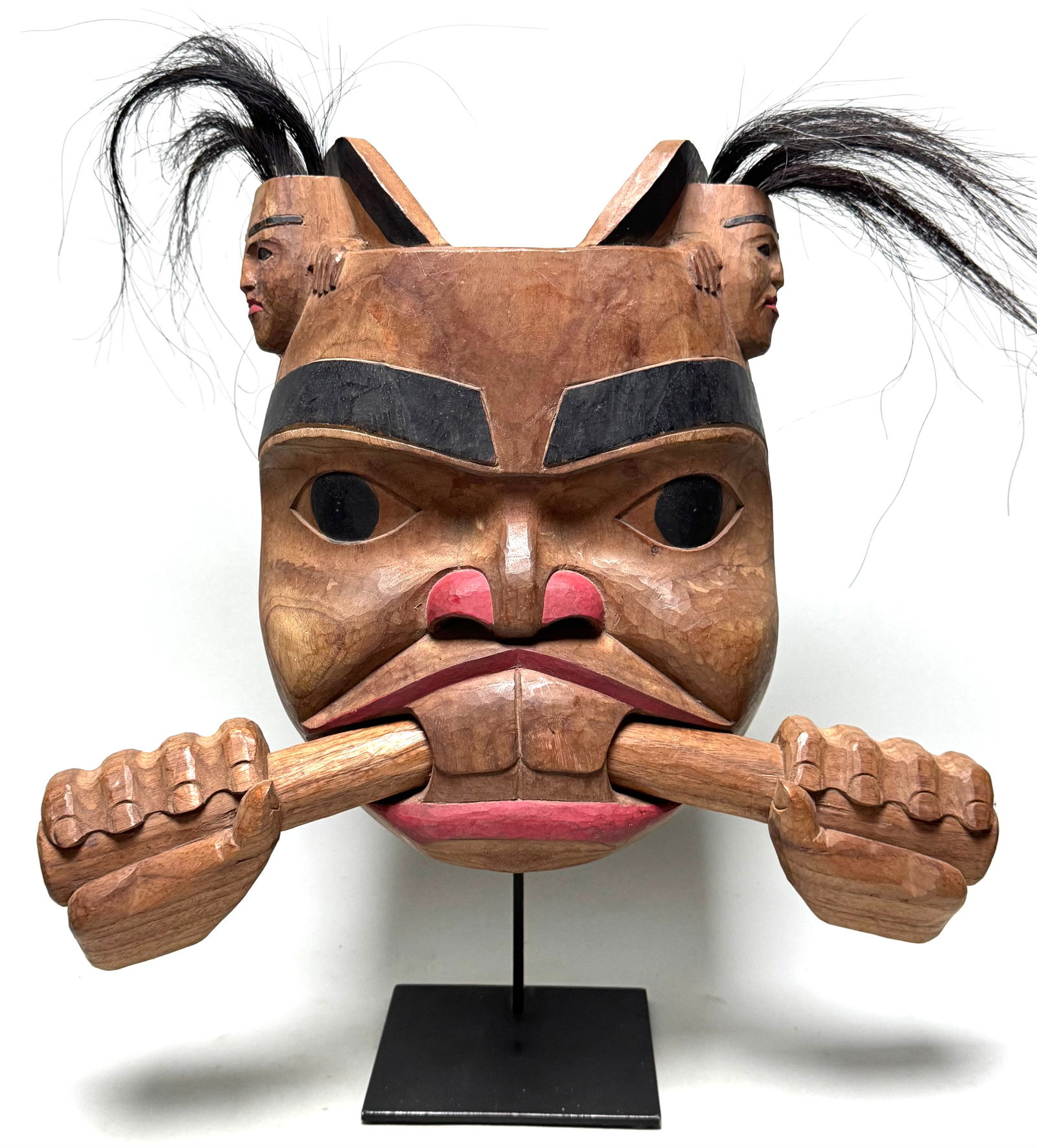 Northwest First Nations Kwakiutl mask "Spirit Beaver" - Canada (1 of 15)