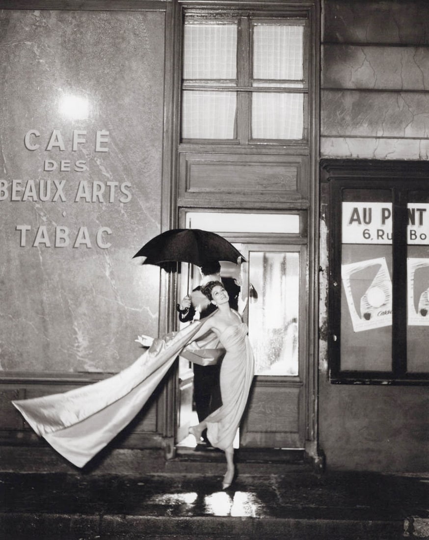 RICHARD AVEDON - Susie Parker, Cafe Des Beaux Arts, Paris, 1956 (1 of 1)