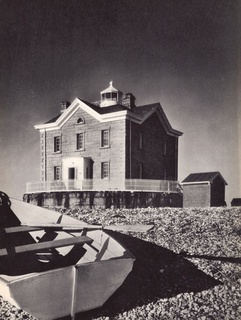 HAROLD HALIDAY COSTAIN - Privy Light at Sag Harbor, c.1930’s: Title: HAROLD HALIDAY COSTAIN - Privy Light at Sag Harbor, c.1930’s Description: Artist: HAROLD HALIDAY COSTAIN Print Title: Privy Light at Sag Harbor, c.1930’s Medium: Sheet-fed Gravure Printed 1