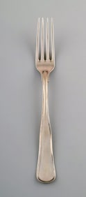 Danish silversmith. Old danish lunch fork in silver (830). Ca. 1900.