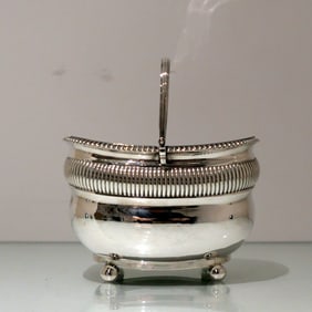 Early 19th Century Antique George III Sterling Silver Double Tea Caddy London 1808 Rebecca Emes &
