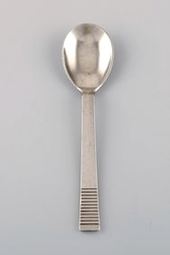 Georg Jensen Parallel / Relief. Teaspoon in sterling silver. Dated 1933-44.