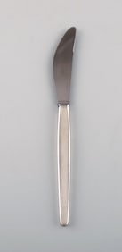 Georg Jensen Cypress lunch knife in sterling silver and stainless steel.