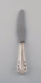 Georg Jensen "Lily of the Valley" lunch knife in sterling silver and stainless steel. Dated 1933-44.