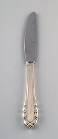 Georg Jensen "Lily of the Valley" dinner knife in sterling silver.