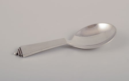 Georg Jensen Pyramid. Compote spoon in sterling silver.