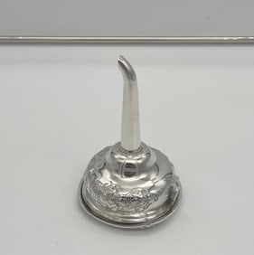Mid 19th Century Antique Victorian Sterling Silver Wine Funnel Sheffield Circa 1850 maker Roberts