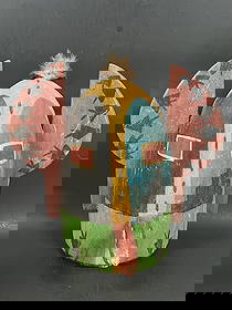 Kachina Mask: Title: Kachina Mask Date/Period: Late 20th Century Materials: Wood Description: Kachina Mask Reserve: $150.00 Shipping: Domestic: Flat-rate of $30.00 to anywhere within the contiguous U.S. Intern