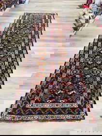 Antique persian Kurdish Runner-5007