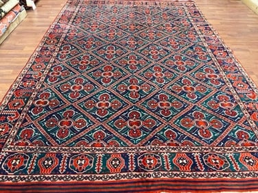 Antique Persian Turkoman Rug-4489