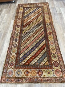 Colorful Antique South Caucasian Runner-4967