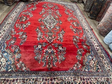 Antique Persian large size hamadan Rug-2092