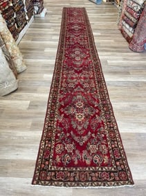 Antique Persian Long Hamadan Runner-3259