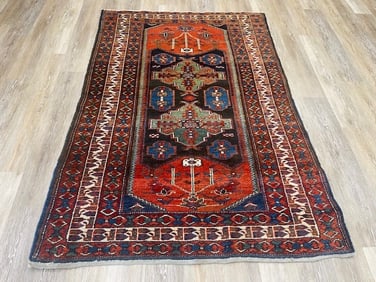 Antique persian Bakhtiari tribal Rug-4520
