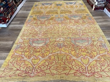 Semi antique Turkish Ushak Rug-5111