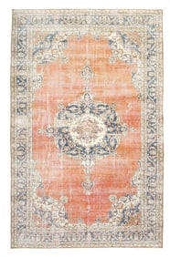 6'9'' x 10'8'' Turkish Vintage Runner Rug - 24679