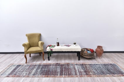 2'6'' x 11'11'' Turkish Flatweave Kilim Rug - 21799