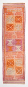 3'3'' x 11'7'' Turkish Handmade Kilim Rug - 22849