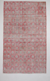 5'9'' x 9'6'' Handmade Vintage Wool Rug - 6340