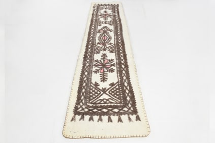 2'9'' x 12'6'' Handmade Vintage Wool Rug - 20109