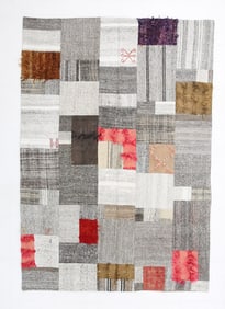 5'9'' x 8'3'' Turkish Flatweave Kilim Rug - 60722