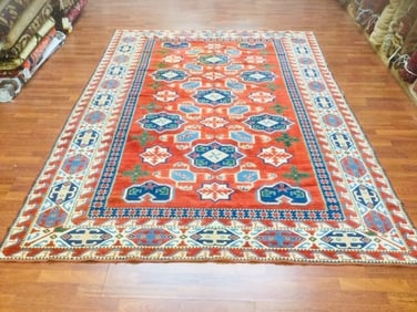 Vintage Kazak Caucasian Rug