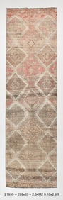 2'9'' x 9'9'' Turkish Vintage Runner Rug - 21939