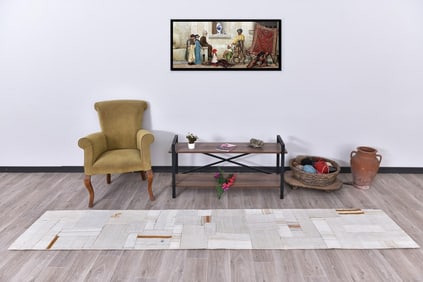 1'10'' x 10'9'' Turkish Handmade Kilim Rug - 241081