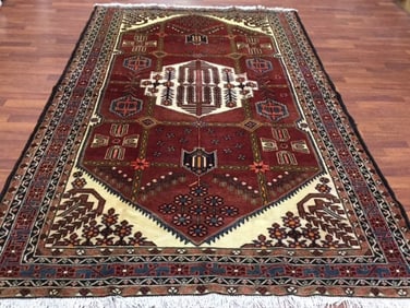 Vintage Persian Hamadan Rug-4552