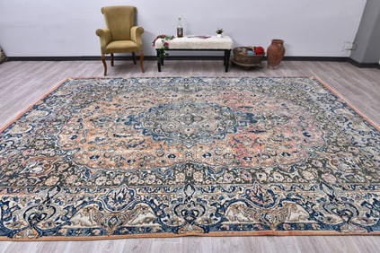 9'6'' x 12'8'' Unique Handmade Vintage Rug - 6379