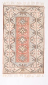 3'11'' x 6'7'' Vintage Wool Runner Rug - 23420