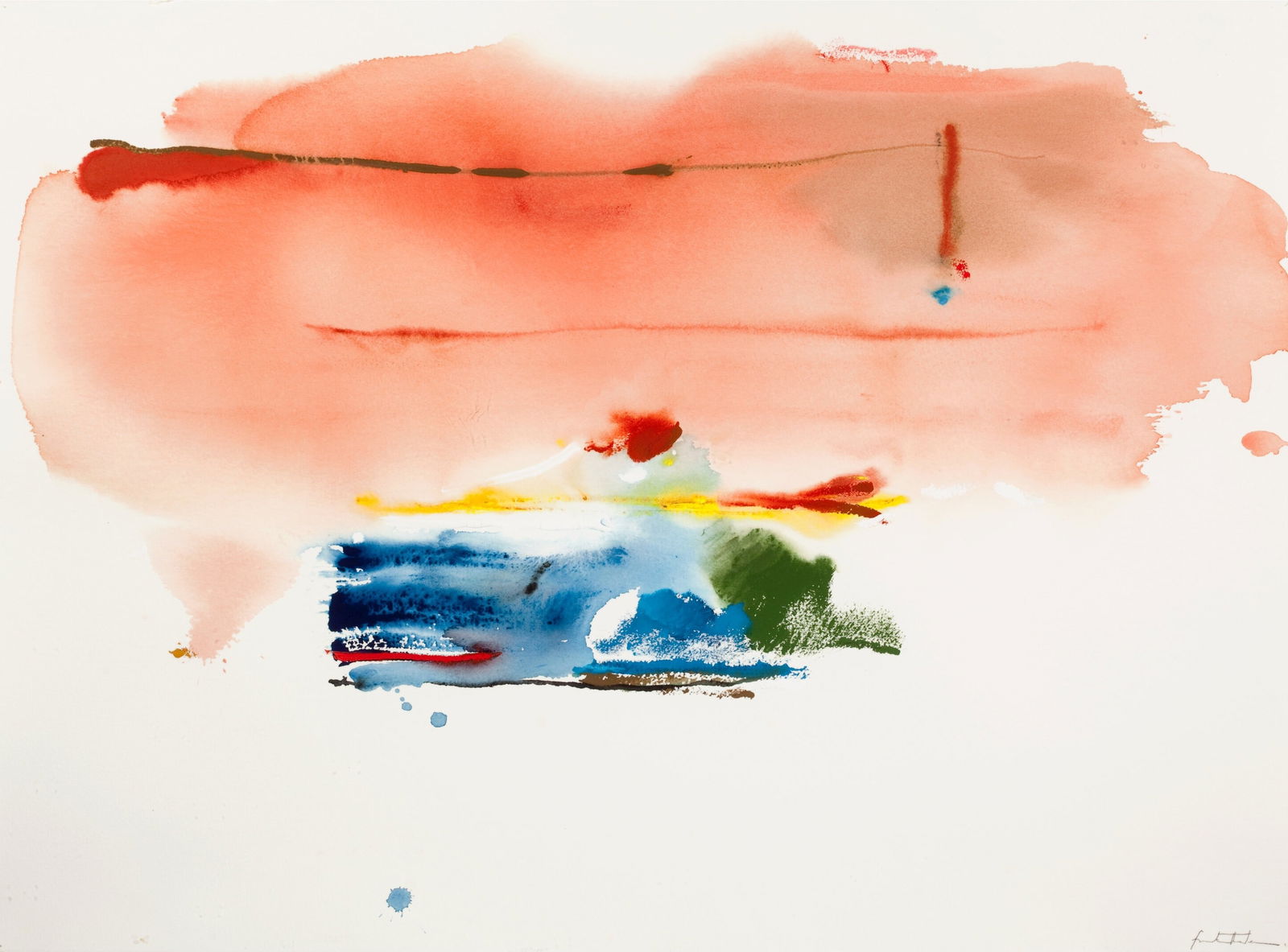 HELEN FRANKENTHALER SANTA FE PRINT (1 of 1)