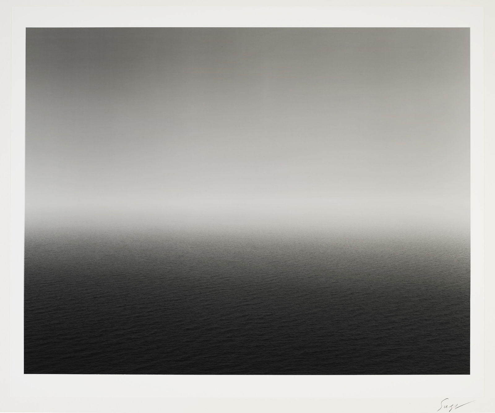 HIROSHI SUGIMOTO TASMAN SEA PRINT: Hiroshi Sugimoto Tasman Sea Print mounted to board measuring at 19x23 inches Reserve: $70.00 Shipping: Domestic: Flat-rate of $35.00 to anywhere within the contiguous U.S. International: Foreign shipp