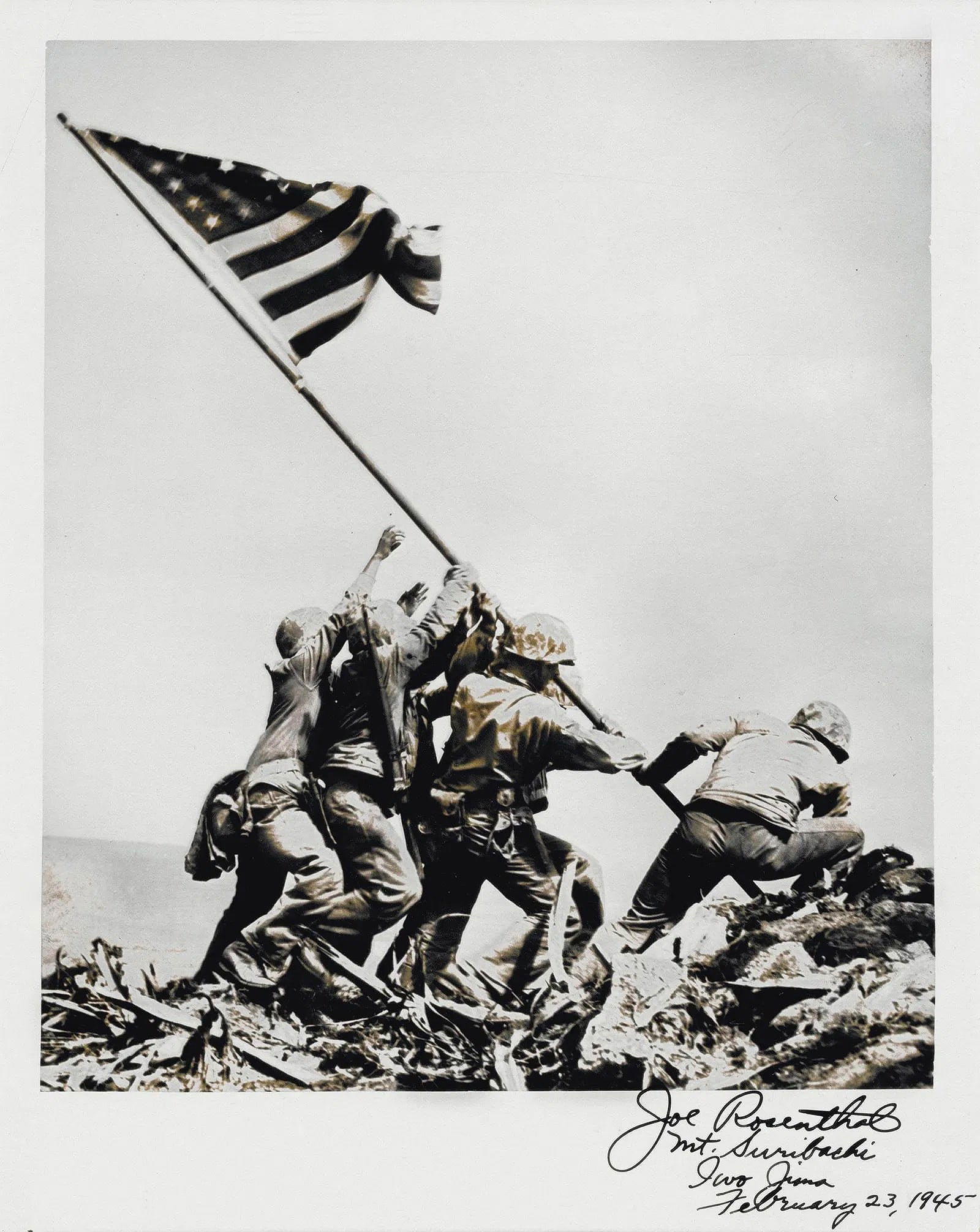 JOE ROSENTHAL RAISING FLAG PRINT (1 of 1)