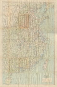 General map of China Proper'. Taiwan Formosa. Antique map 1924 old