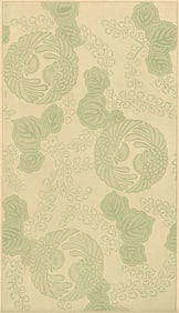 JAPAN. Decorative design- Cocks 1890 old antique vintage print picture