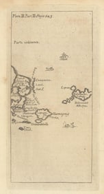 Laputa, Balnibarbi, Luggnagg, Glubbdubdrib & Japan. Gulliver's Travels 1751 map