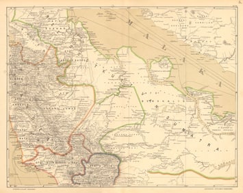 DUTCH EAST INDIES.Indonesia.SUMATRA. Malacca Strait. Riau.DORNSEIFFEN 1892 map