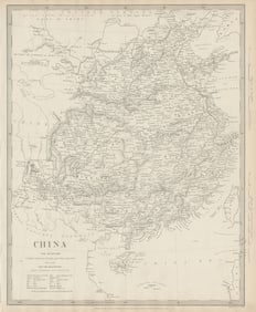 CHINA.From Du Halde Jesuits McCartney Kyaikkami. Formosa Taiwan SDUK 1844 map