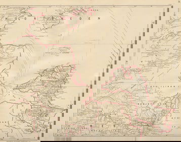 DUTCH EAST INDIES SUMATRA Bangka Palembang Jambi Lingga DORNSEIFFEN 1902 map