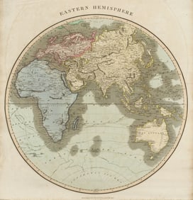 Eastern hemisphere. Europe Africa Asia Australasia. THOMSON 1817 old map