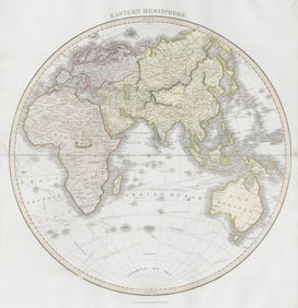 Eastern hemisphere. Europe Africa Asia Australasia. THOMSON 1830 old map