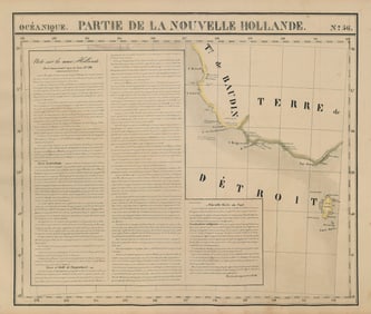 Océanique. Partie… Nlle Hollande #56. Victoria S Australia VANDERMAELEN 1827 map