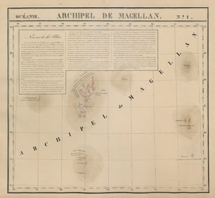 Océanie. Archipel de Magellan #1. Bonin Ogasawara Islands. VANDERMAELEN 1827 map