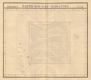 Océanique. Partie… Iles Mariannes #2 North Mariana Islands VANDERMAELEN 1827 map
