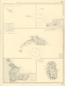 Islas Juan Fernandez Desventuradas Chile Pacific ADMIRALTY chart 1901 (1946) map